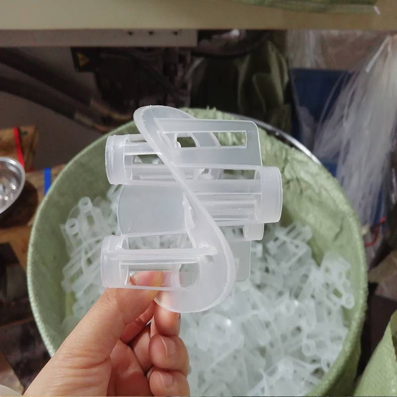 山东废气净化塔规格50mm聚丙烯海尔环填料图片