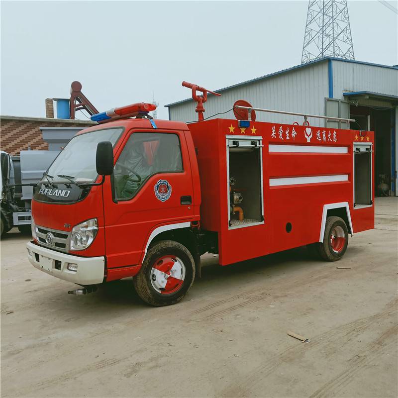 灭火救火小型福田小卡之星水罐消防车