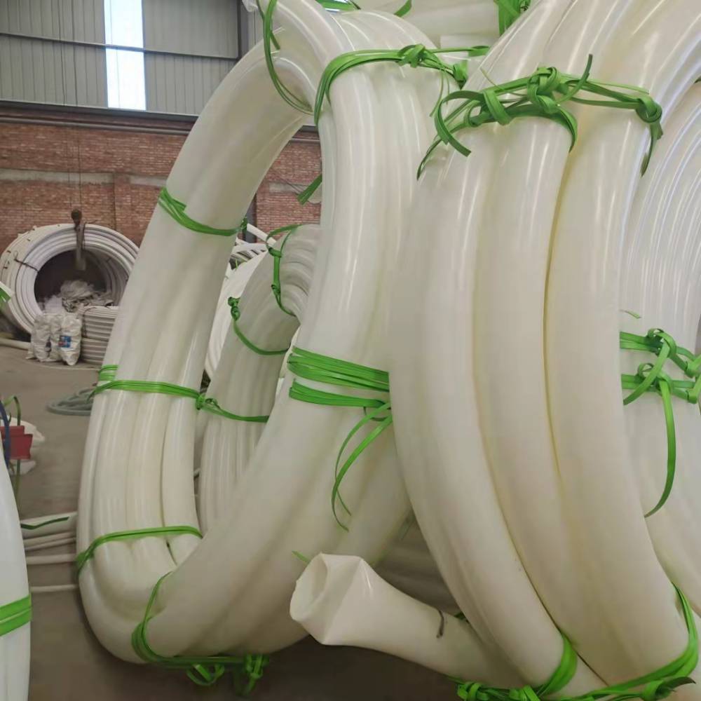 1寸白色pe盘管低压聚乙烯白管pe通信管价格图片