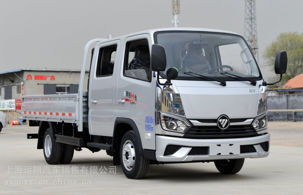 福田奥铃m卡 2023新款2.0l 132马力 汽油版 3米2双排栏板小卡