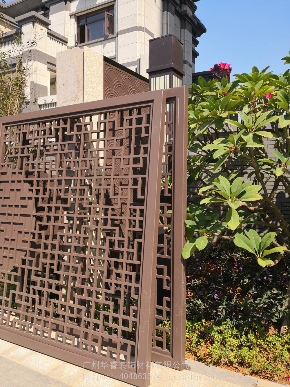 铝 铜 镂空 金属屏风隔断艺术景墙加工厂 栅格 隔断 屏风多少钱一平方