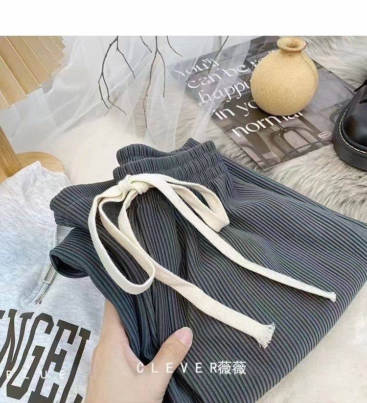 广东梅州女休闲裤品牌大全 款式韩版秋冬几块钱棉质女式休闲裤