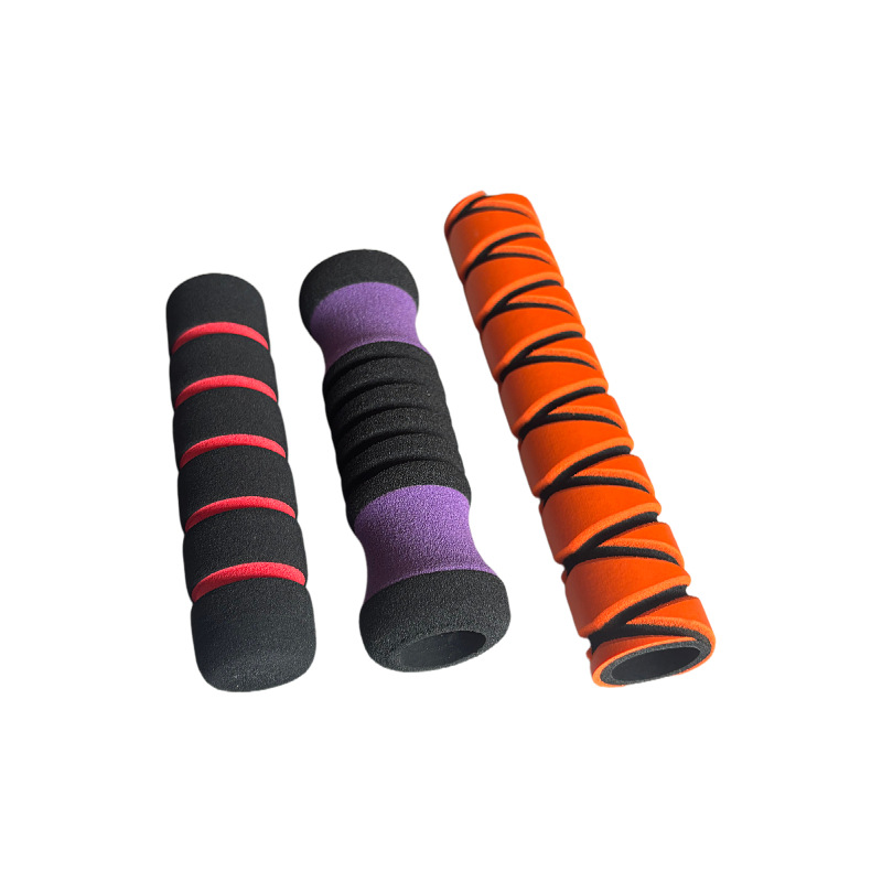 双色研磨NBR手把套 运动器材防滑不吸汉NBR发泡管圆柱生产厂家