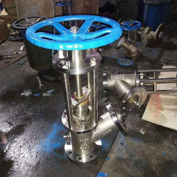 手动柱塞式放料阀hg589柱塞式放料阀柱塞式取样阀不锈钢法兰