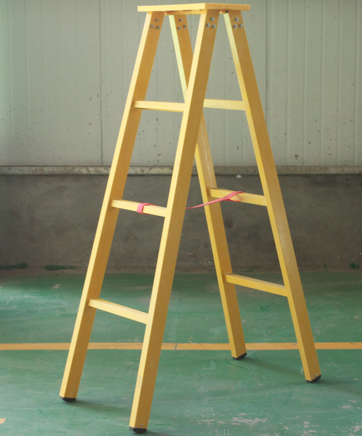 玻璃钢绝缘伸缩合梯6米金河电力厂家