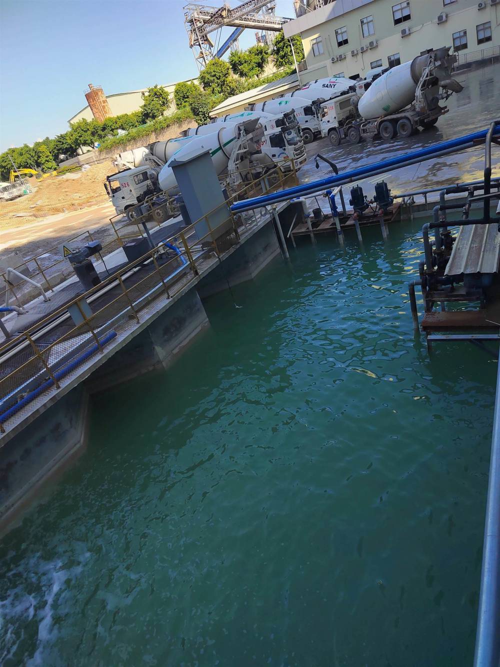 循环水池制冷设备 搅拌站降温 混凝土冷却水装置