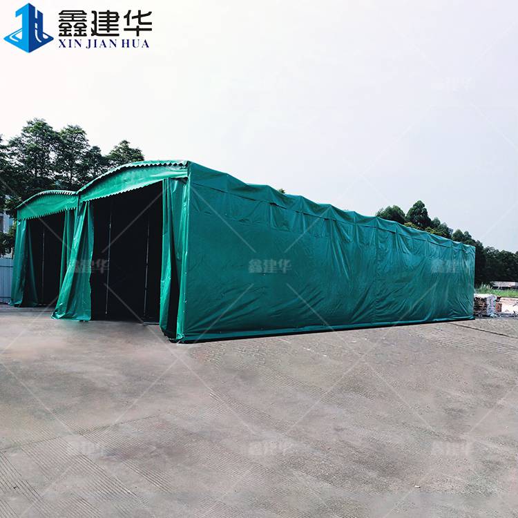 芝罘摆地摊活动雨棚 大型电动推拉雨棚 厂家量身定制