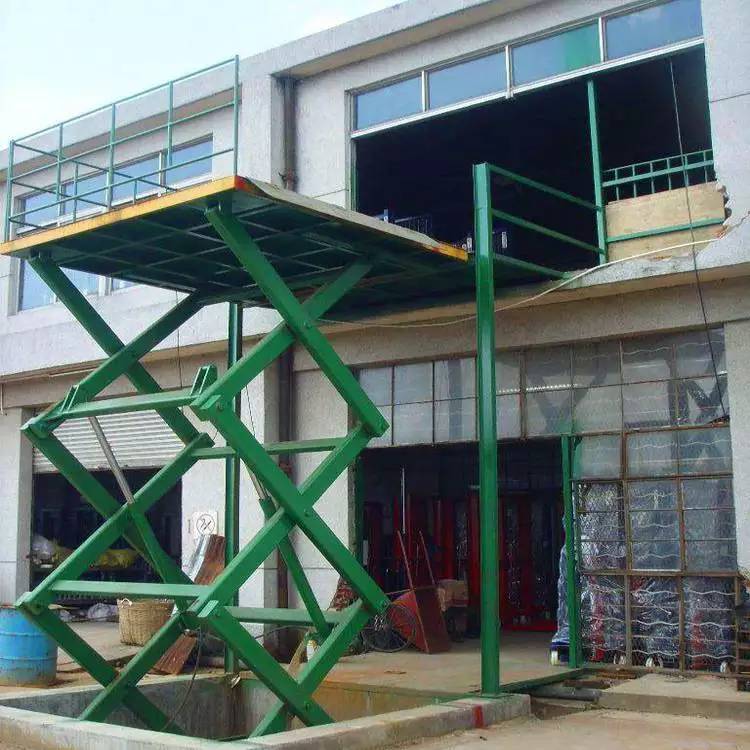 广汉市固定式升降机地埋式液压升降货梯平台