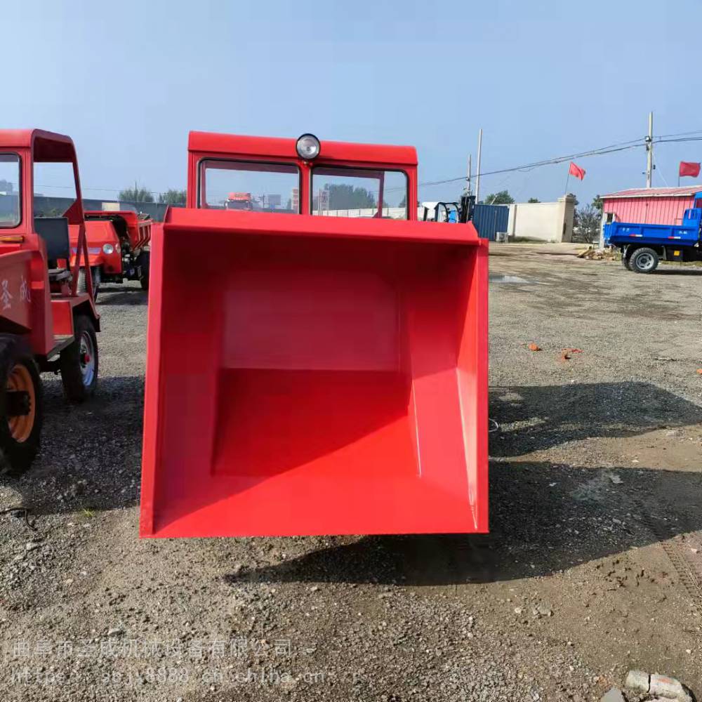 柴油前翻斗车小型182225马力工程混泥土短途运料车