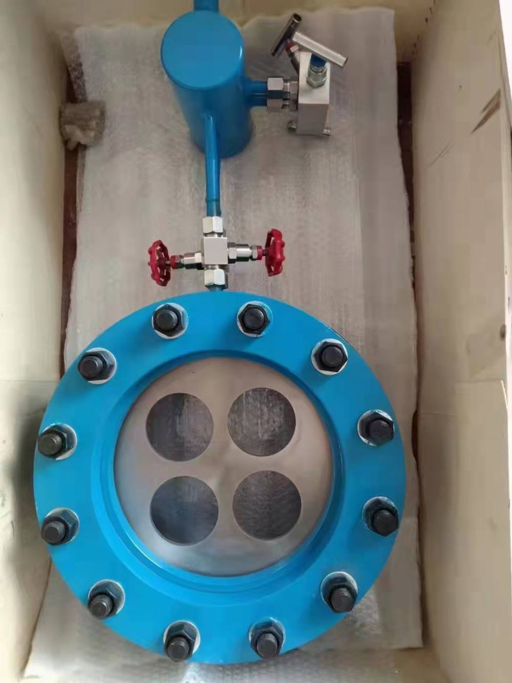 法兰取压标准孔板流量计dn100焊接式孔板流量计