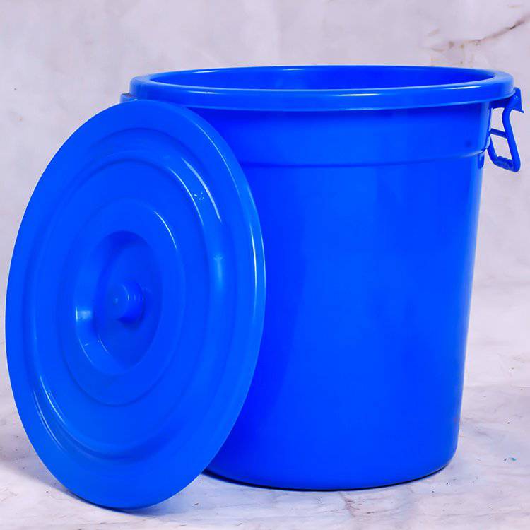塑料黄色医疗垃圾桶 带盖带把手强力桶储水桶