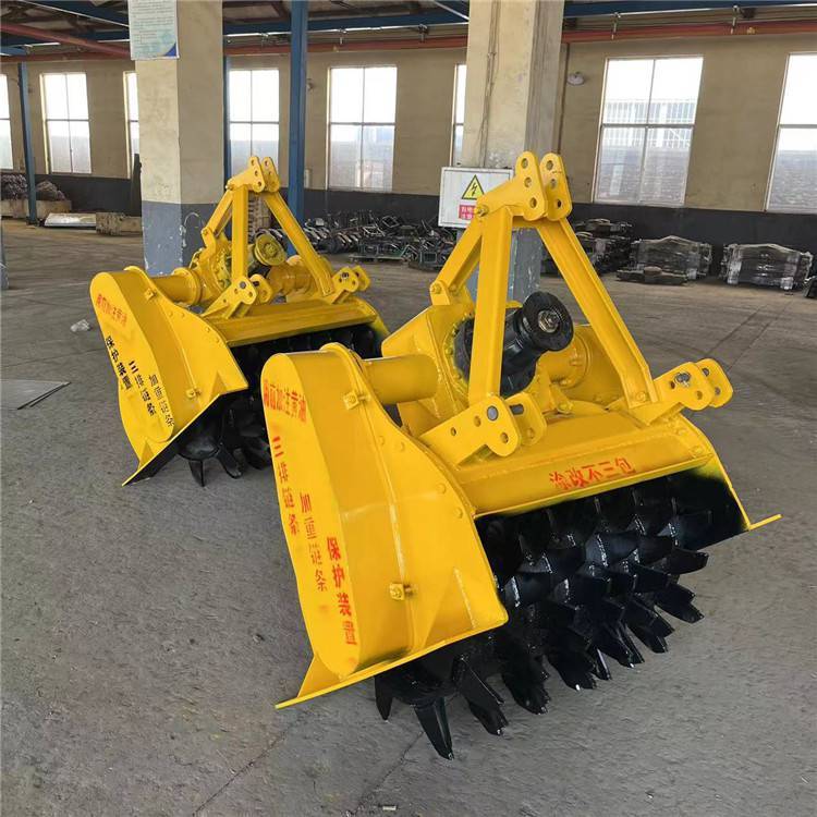 伐树后树根粉碎机 30公分树墩破碎还田机 雷创农用树枝打碎机