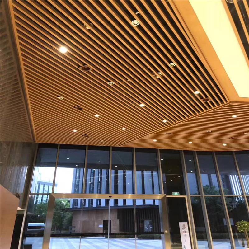 青岛市铝合金方通吊顶喷涂铝方通氟碳铝方通外墙