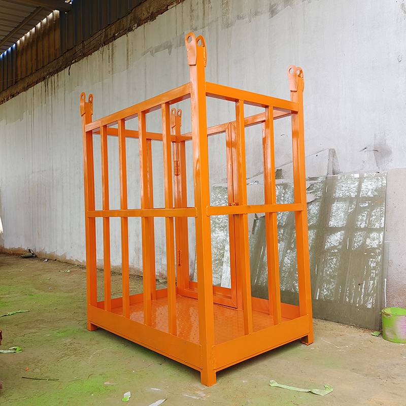 高空作业吊车吊篮360度旋转吊笼久恒随车吊自动调平吊框