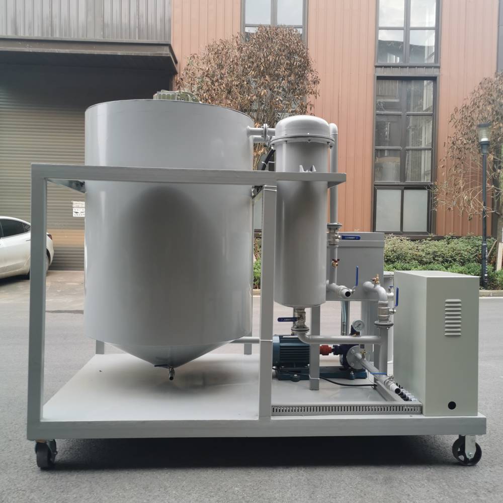 zjk系列润滑油白土脱色搅拌罐式脱色滤油机搭配板框过滤杂质