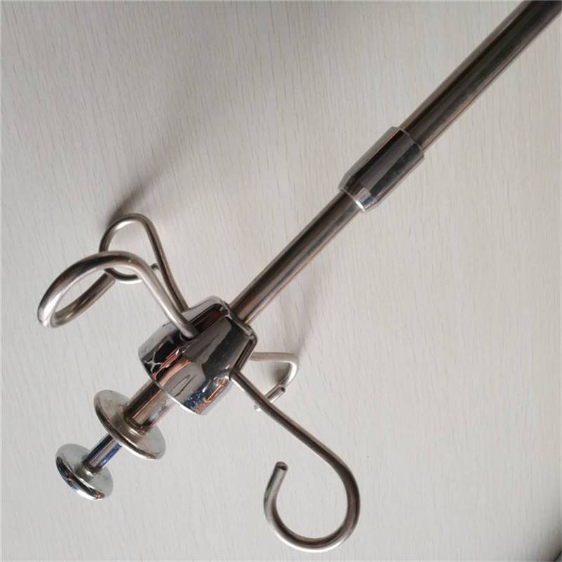 手柄伸缩杆医院输液用吊杆手握拉伸尺寸定制