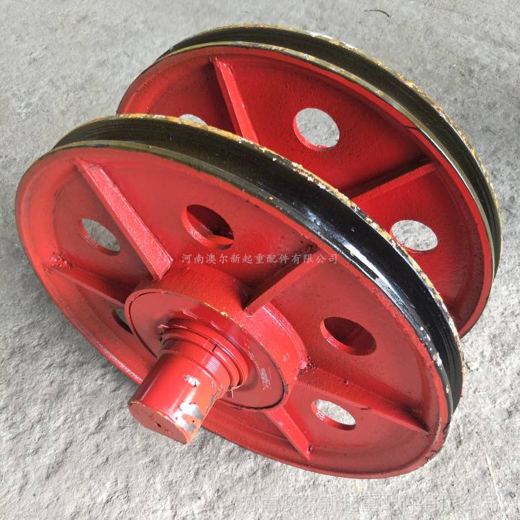 钢丝绳吊装滑轮起重机起升机构矿车导向轮