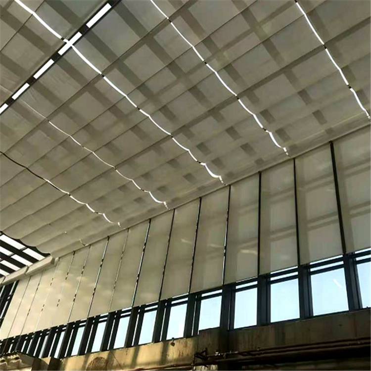 顺义区折叠天棚帘商场电动折叠天棚帘生产厂家