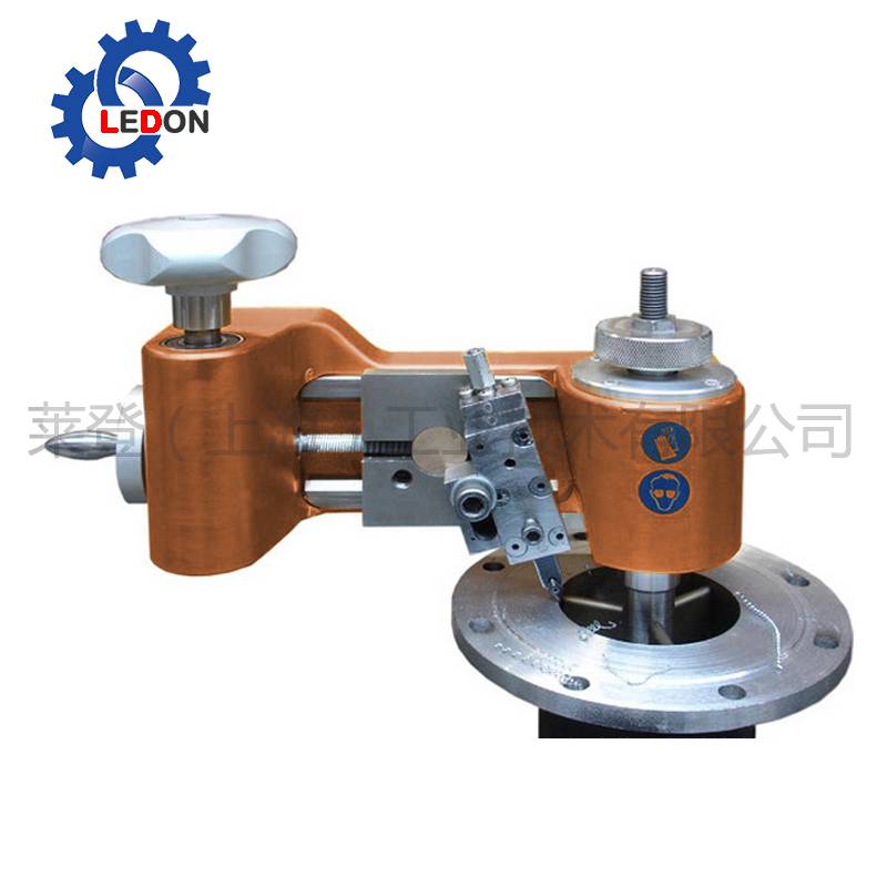 leyden莱登法兰面修复机不停机现场法兰面修复现场法兰加工