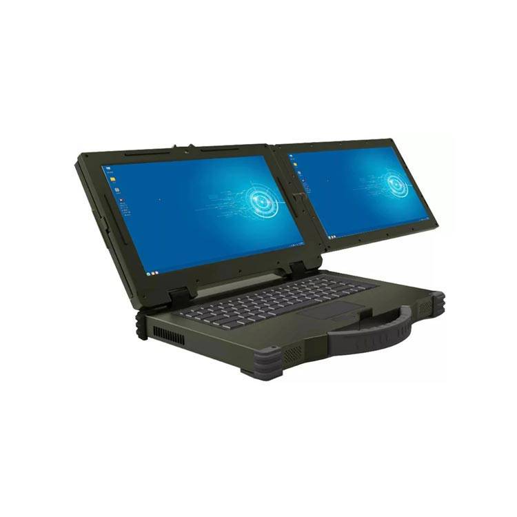 國產筆記本 GPC-FT15D 雙屏加固筆記本 飛騰加固筆記本 麒麟系統 飛騰2000/4處理器
