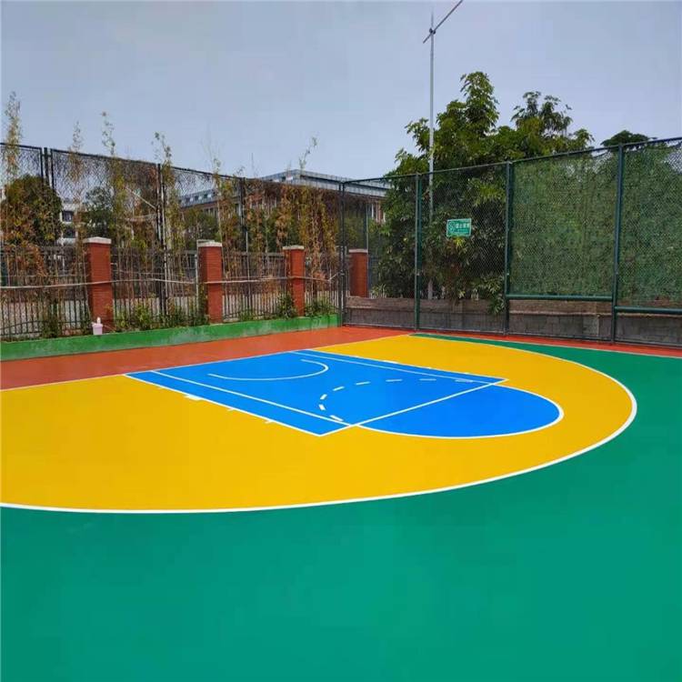 彩色防滑网球场绿色环保粘接性强抗老化混合型epdm塑胶颗粒