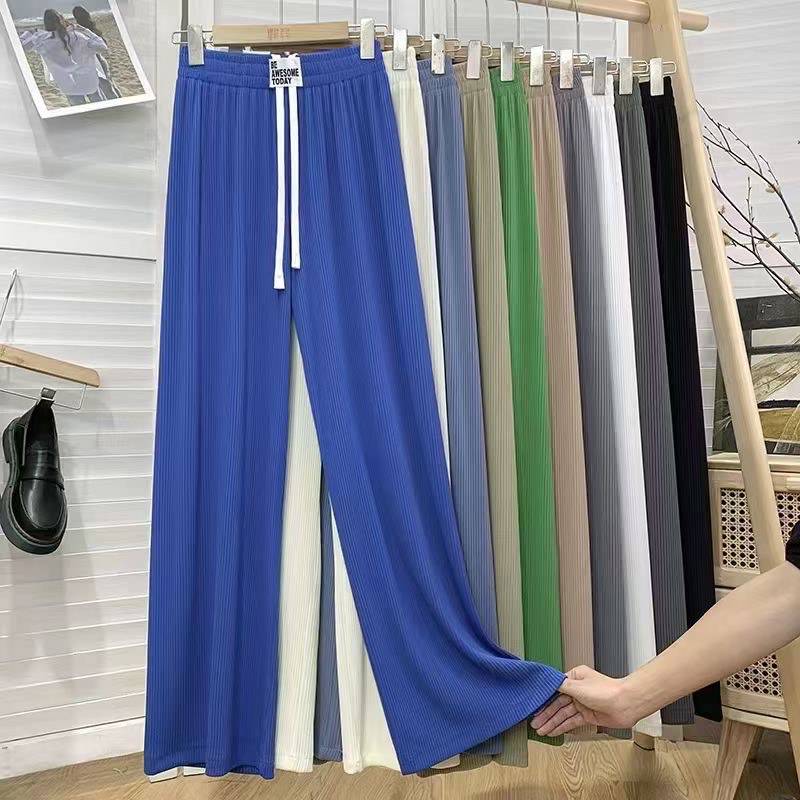 辽宁锦州中老年女阔腿裤新款春秋扎染休闲裤批发