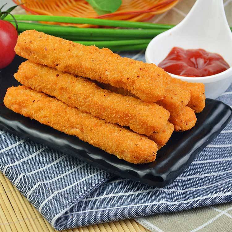 昆明餐饮原料新和盛孜香霸王条鸡柳冷冻半成品油炸小吃08kg10袋图片