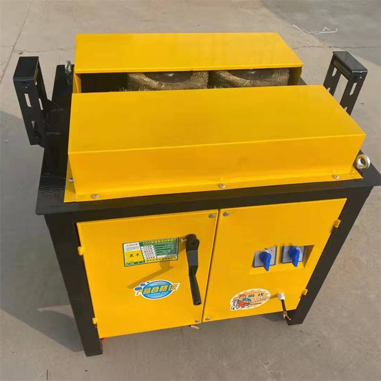 成德角铁打磨除锈设备钢筋方管电动除锈机电动螺纹钢除锈机