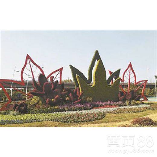四川自贡花瓶造型绿雕景赐雕塑仿真绿雕定制