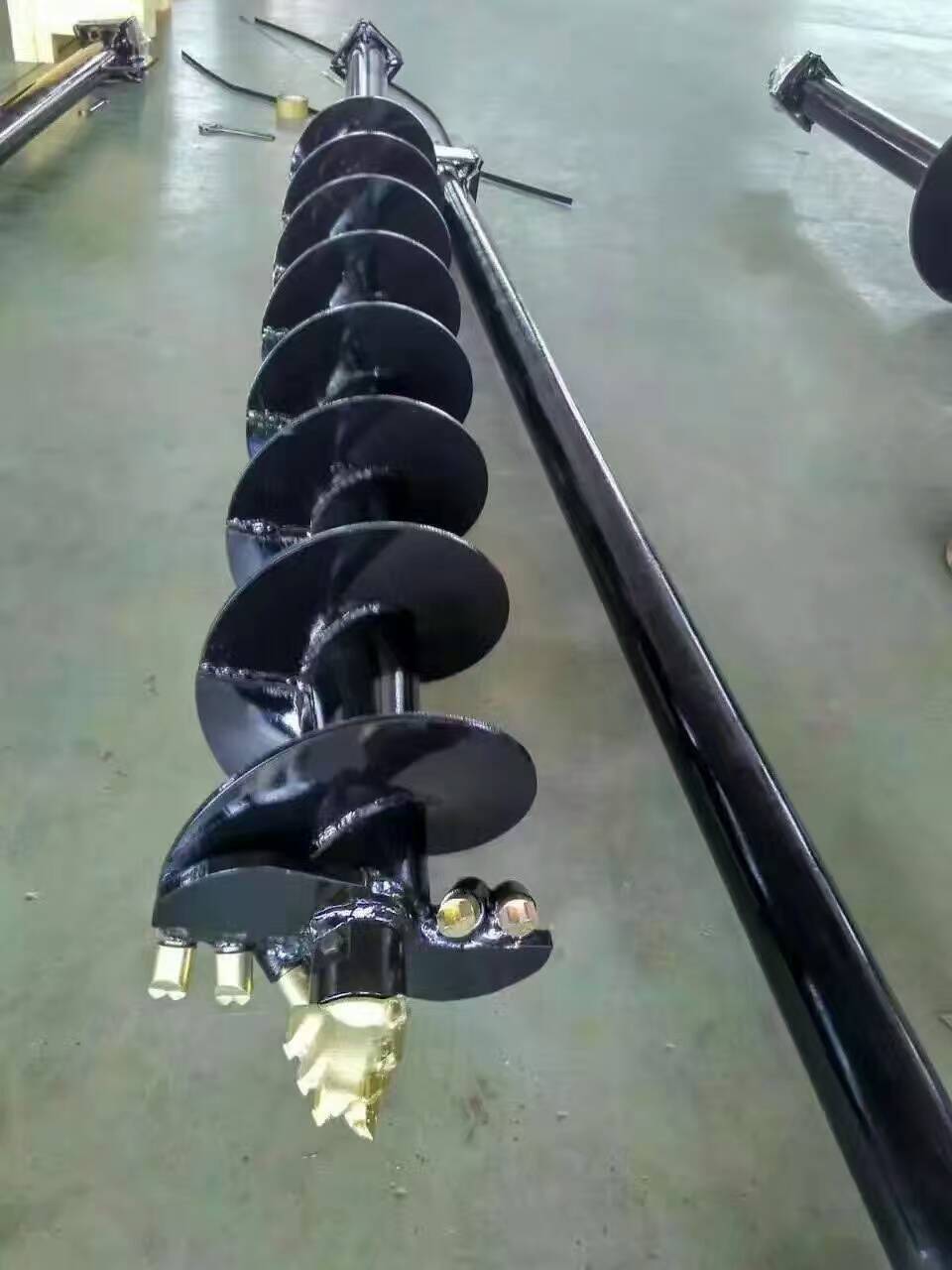 挖掘机改装螺旋转液压螺旋钻孔竖光伏桩可用