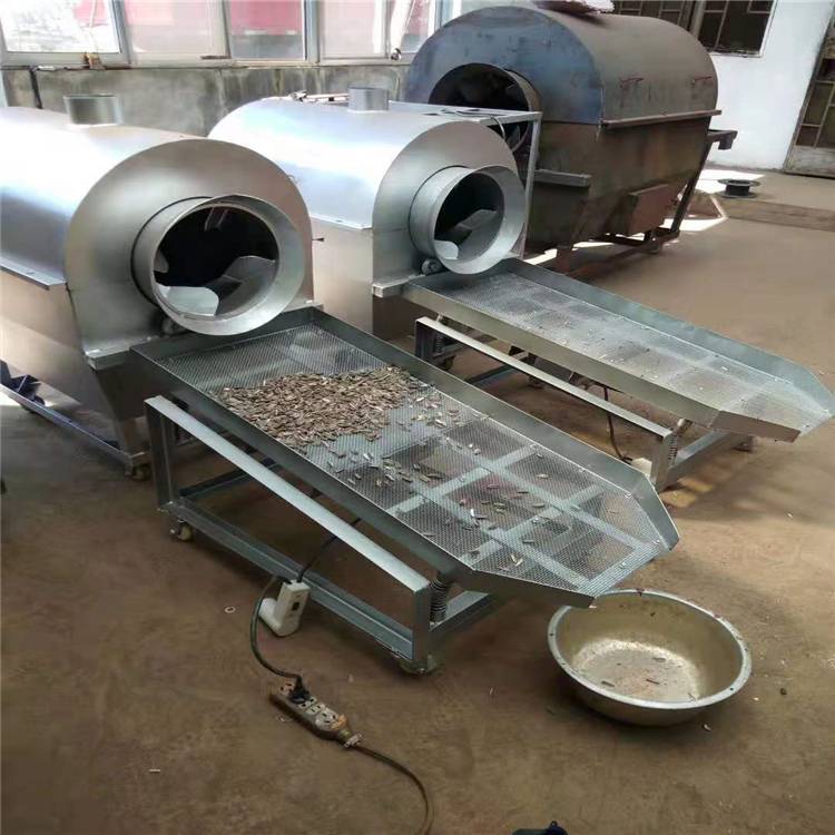 烧气烧煤100斤燃气加热榛子松子炒货机多功能大豆花生辣椒芝麻翻炒机