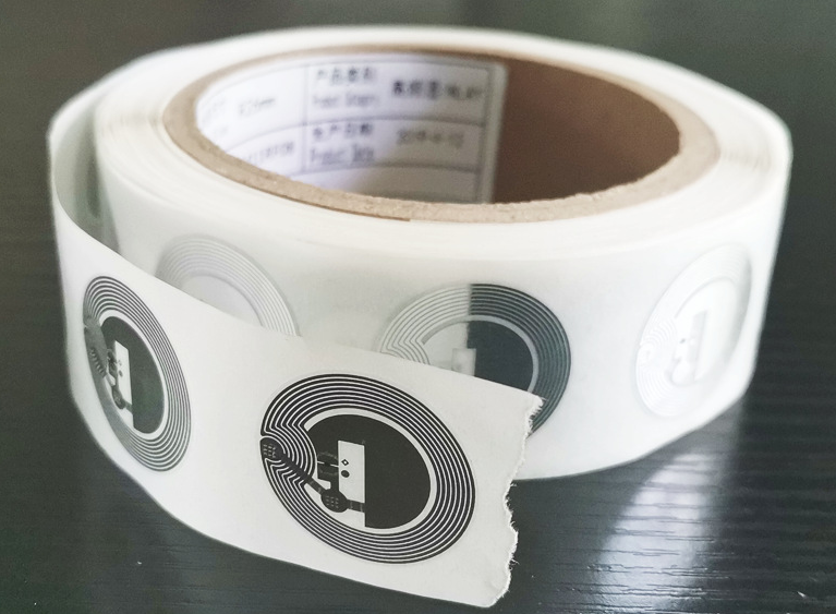 复旦m1铜版纸表面可打印不干胶电子标签贴纸rfid高频电子标签