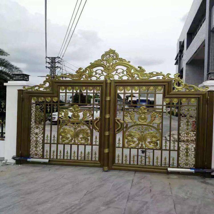 【通辽奈曼旗金色铝艺大门楼梯彰显尊贵】价格_厂家 - 中国供应商