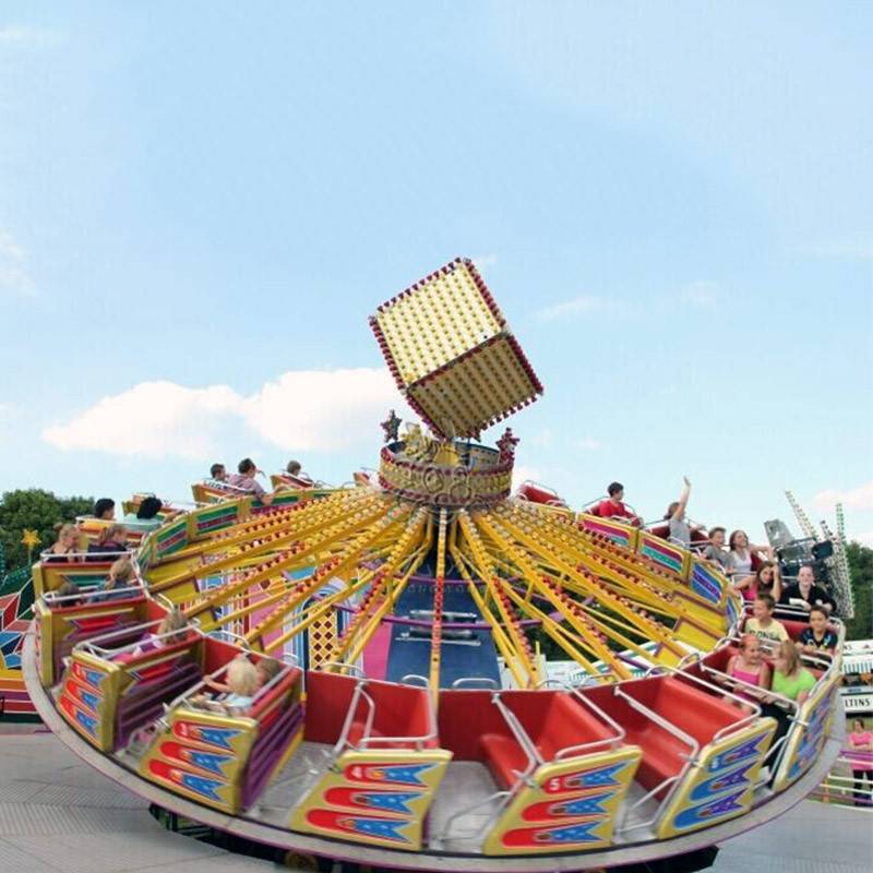 章鱼陀螺大盘旋转类游乐设施章鱼转盘游乐设施