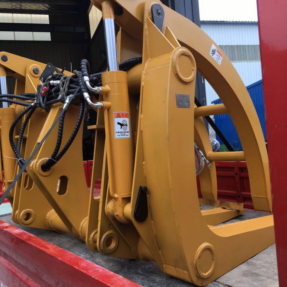 徐州三贤供应大型装载机夹木器整机液压夹木叉三合板厂用夹钳