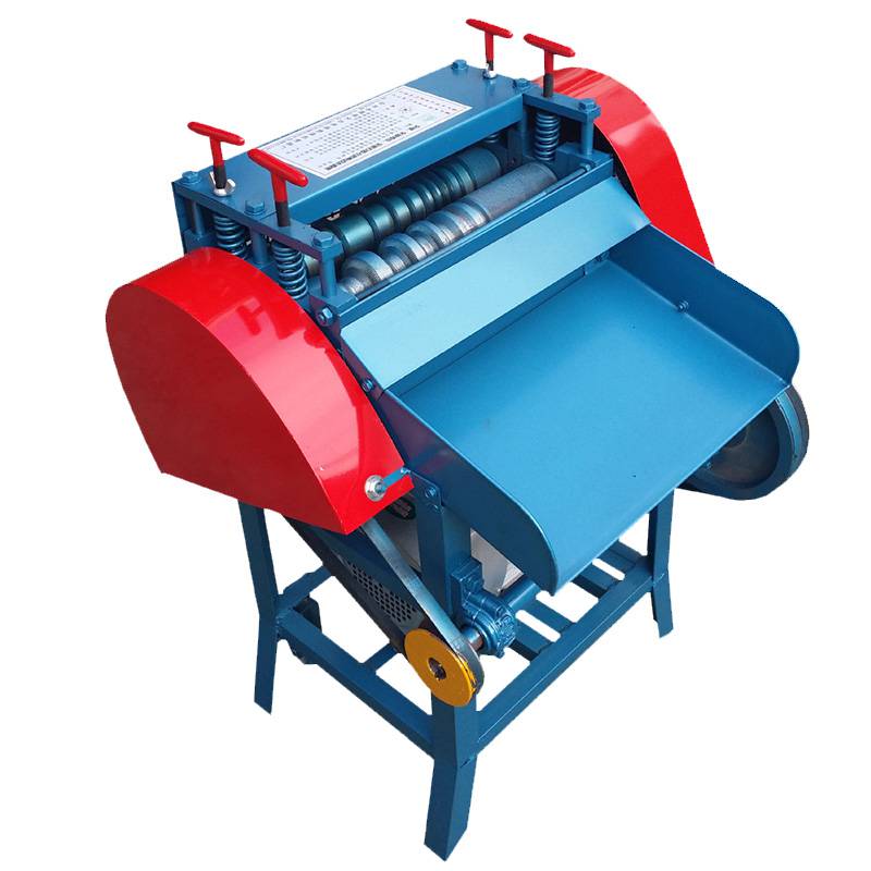 万尊全自动切线剥线机单刀电线剥皮机旧电缆剥线机