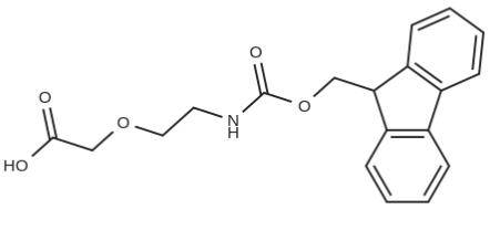 260367-12-2，Fmoc-NH-PEG1-CH2COOH白色或微黄色粉状制剂