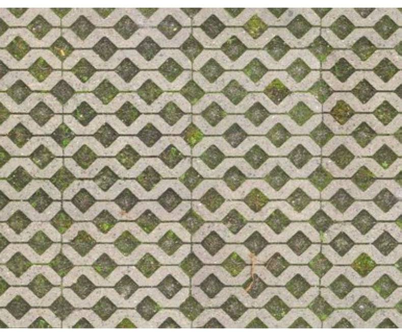 强度高混凝土材质街道市政工程九孔井字连锁网格草坪砖规格30030080