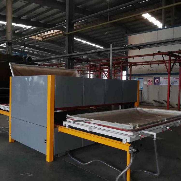 明投压烫型岗石高温渗墨机运行成型速度快操作简单