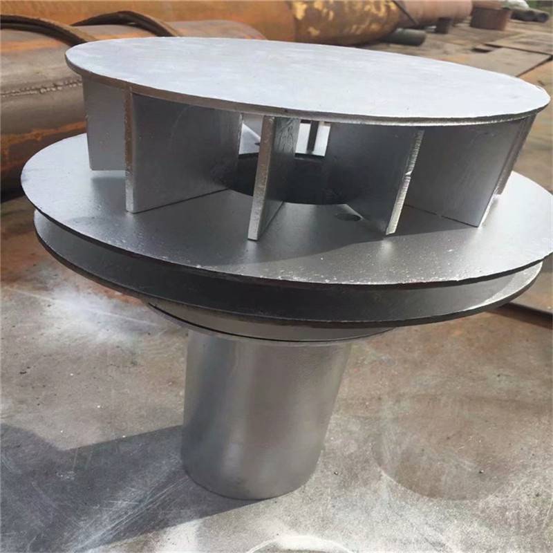 供应龙图牌沟槽式87钢制雨水斗可镀锌