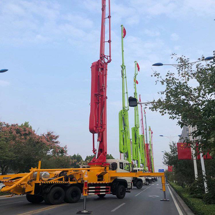 47米小高层工程施工水泥泵车机械操作灵活泵送速度可调节