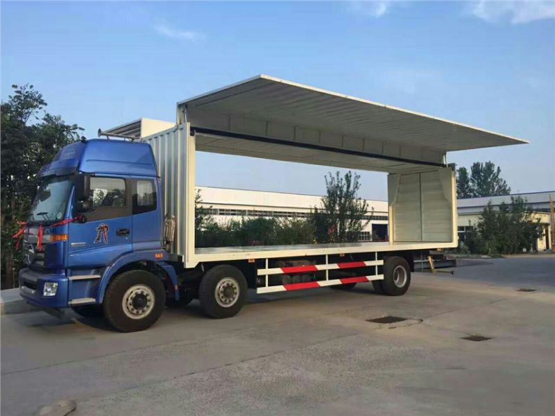 40英尺飞翼集装箱液压展翼集装箱沧州信合加工定制