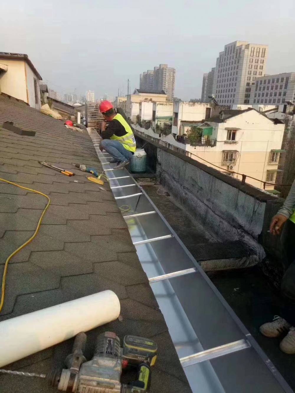 杭州美诺建材铝合金天沟成品檐沟当天下单当天发货