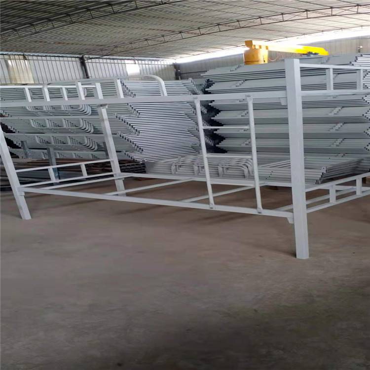 贺州钟山学校柜式午托床|宿舍铁架床图片厂耐用