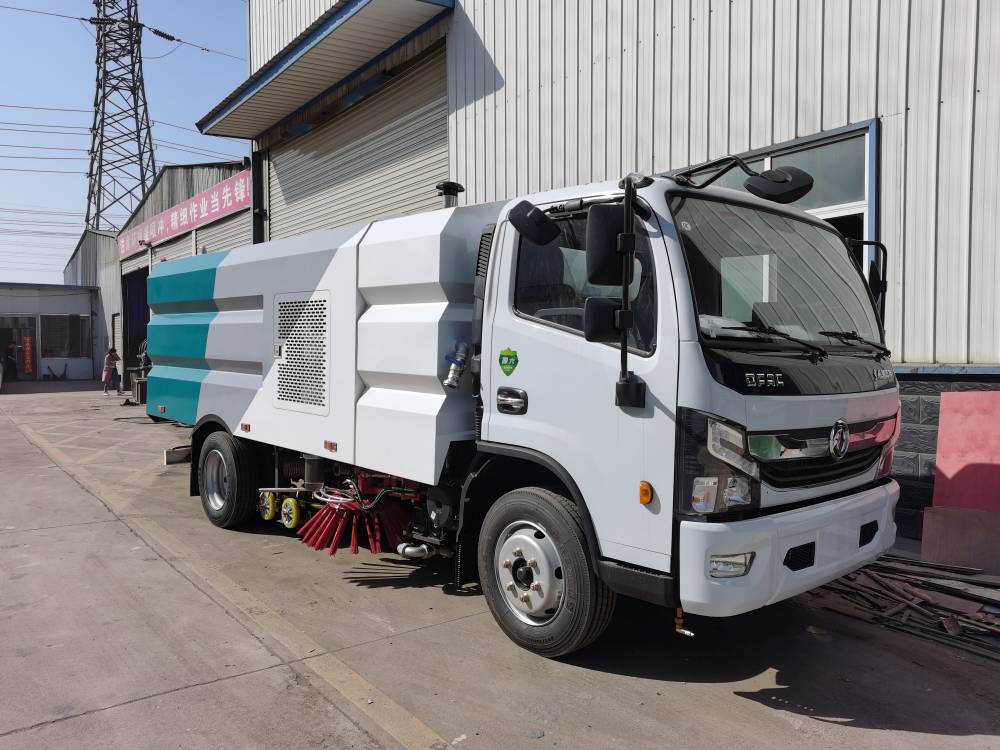 水泥搅拌站6方洗扫车砼站厂区路面高压洗扫车