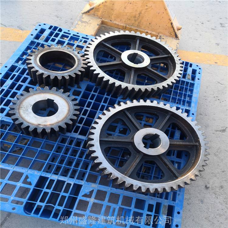 js1000搅拌机齿轮减速机齿轮配件盛隆建机支持定制