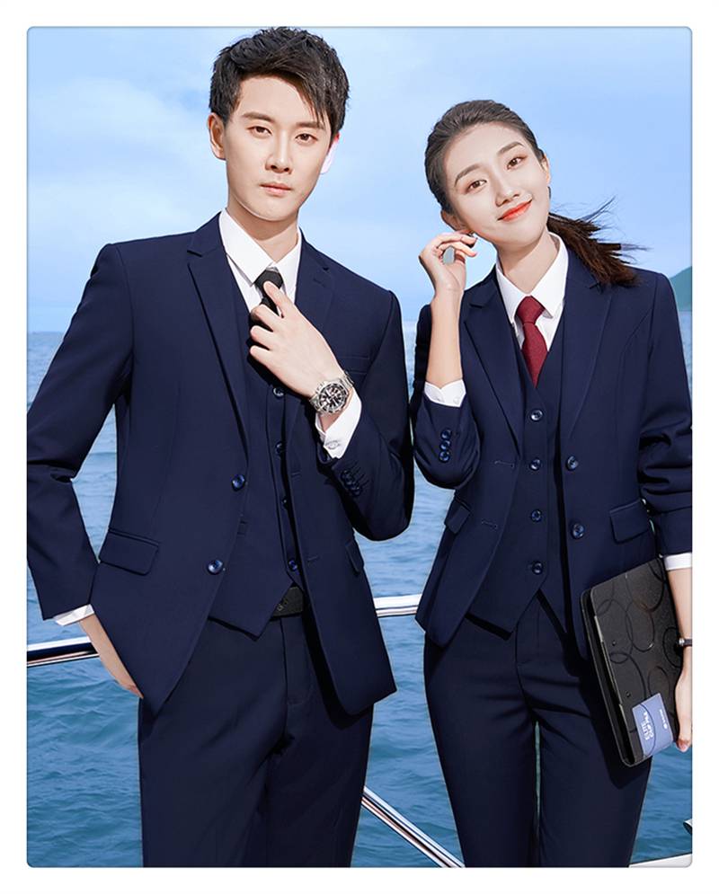 订制男女职业装订做团体春秋百搭深色西装毛呢大码特体西服