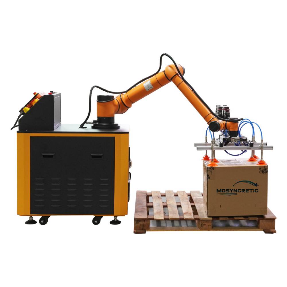 遨博协作aubo小型码垛机器人占地面积小小负载可挪动轻型灵活安全防碰