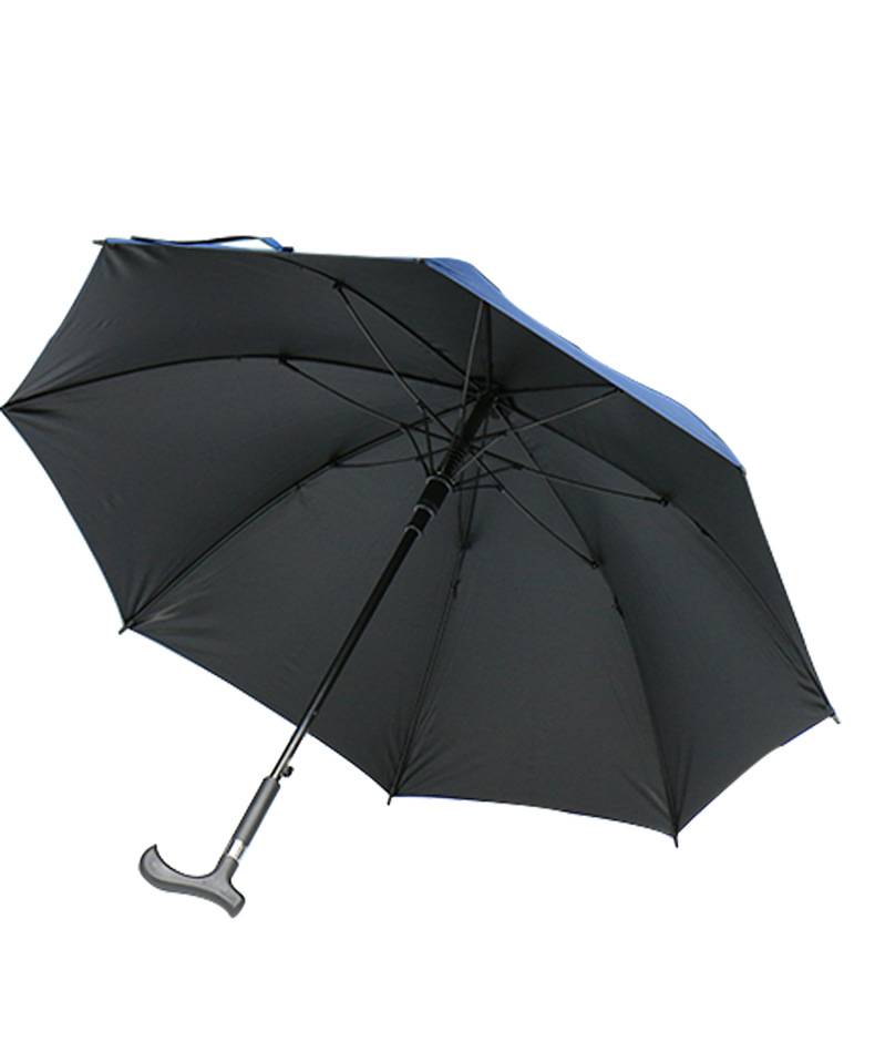 男士老人长柄黑雨伞logo自动创意拐杖伞超大双人晴雨两用广告雨伞