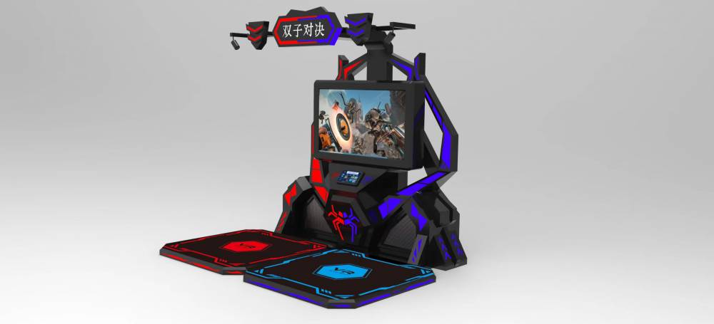 科普大型商用体感游戏机vr暗黑战场vr双人对战双人跳舞机联机射击游戏